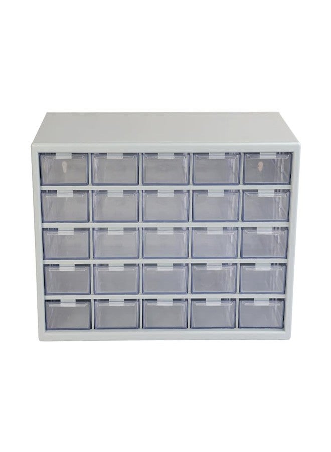 Alkon Polypropylene Component Organiser With Drawers (Aco25) | Small Parts Storage Jewellery Pharmacy Shop Medicine Nuts Screws Bolts DIY Clinic Hospital | Multiple Drawers-25 Drawers - Image 1